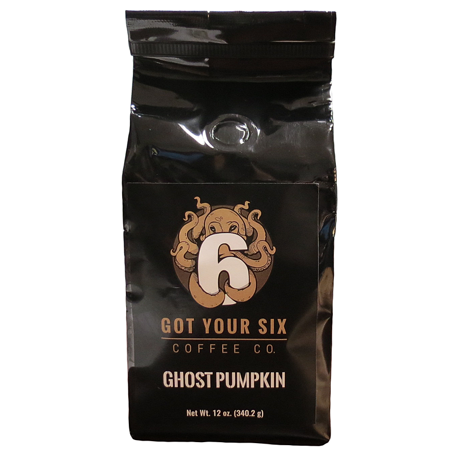 Got Your Six Coffee Ghost Pumpkin - ON SALE